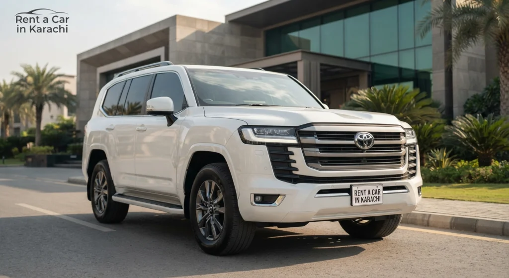 VIP Car Rental Karachi luxury vehicle provided by Rent a Car in Karachi