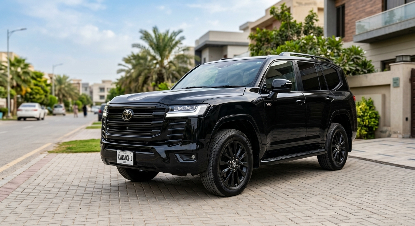 Toyota Land Cruiser V8 for rent in Karachi by Rent a car in Karachi