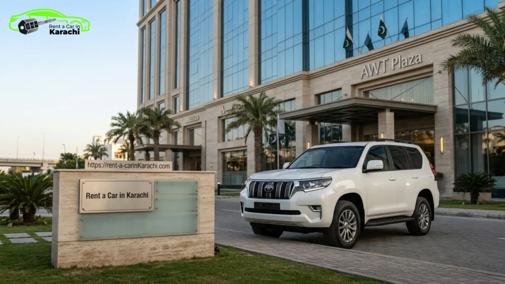 High security prado vip rental chauffeured SUV Rent a Car in Karachi