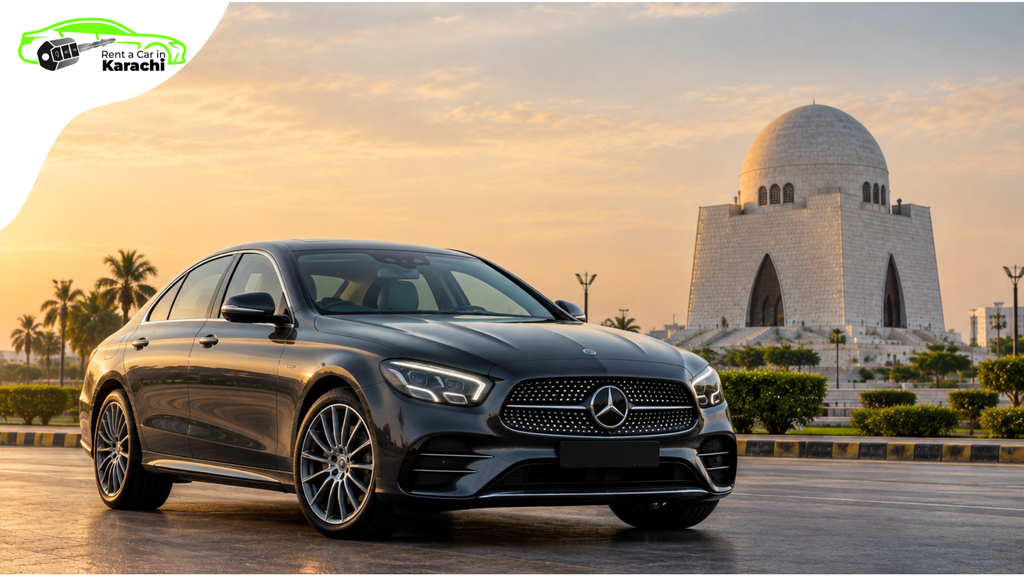 VIP Car Rental fleet by Rent a Car in Karachi